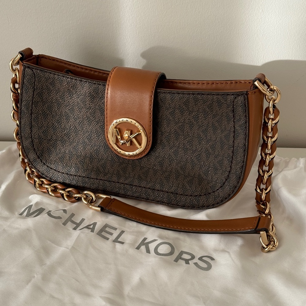 Michael Kors Carmen Extra-Small Logo Shoulder Bag